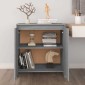 vidaXL Μπουφές Γκρι Sonoma 70x41x75 εκ. από Επεξεργασμένο Ξύλο