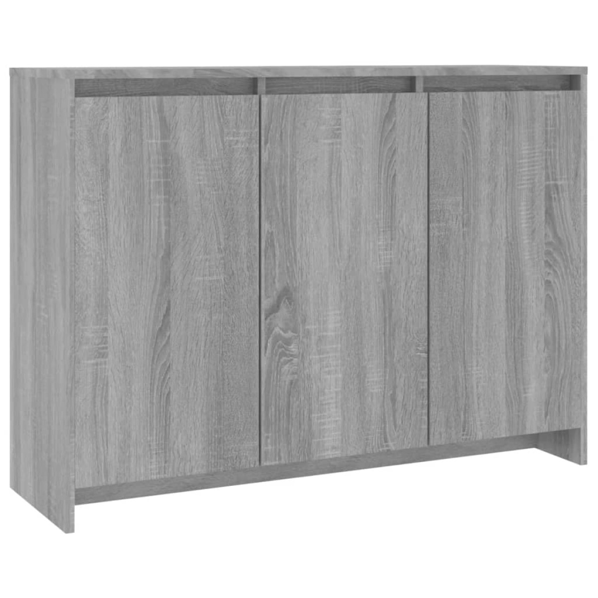 vidaXL Μπουφές Γκρι Sonoma 102 x 33 x 75 εκ. από Μοριοσανίδα