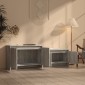vidaXL Έπιπλο Τηλεόρασης Γκρι Sonoma 146,5x35x50εκ. από Μοριοσανίδα