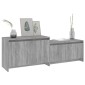 vidaXL Έπιπλο Τηλεόρασης Γκρι Sonoma 146,5x35x50εκ. από Μοριοσανίδα