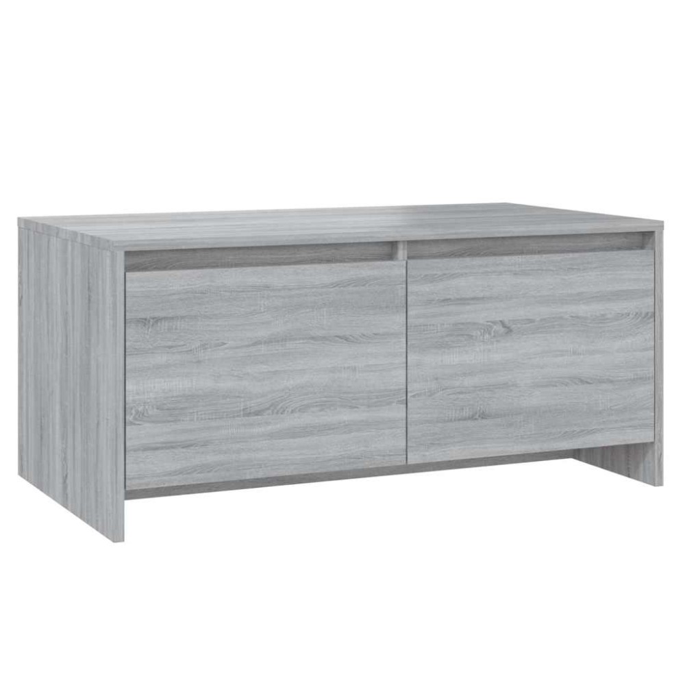 vidaXL Τραπεζάκι Σαλονιού Γκρι Sonoma 90x50x41,5 εκ. Επεξ. Ξύλο