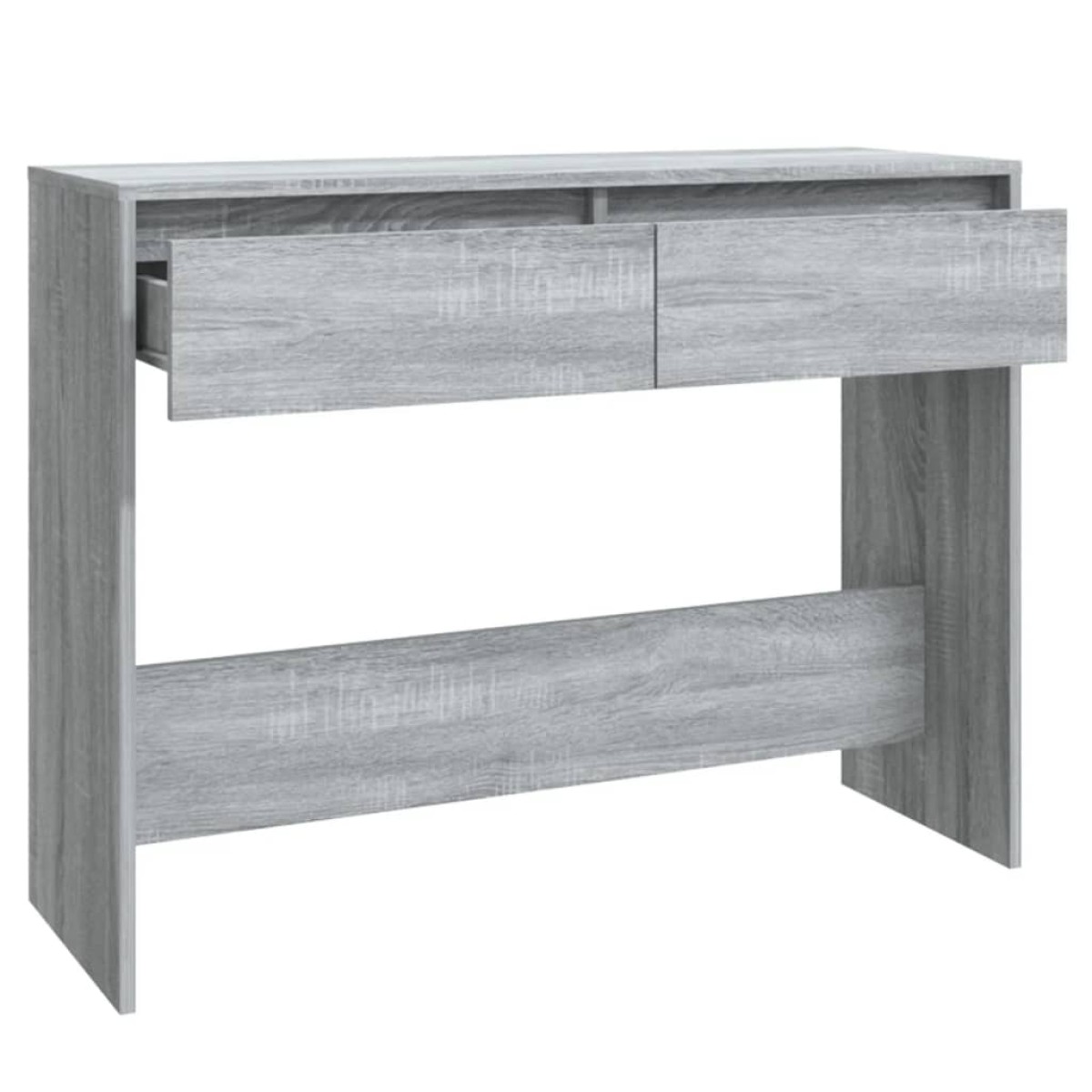 vidaXL Τραπεζάκι Κονσόλα Γκρι Sonoma 100 x 35 x 76,5εκ από Μοριοσανίδα