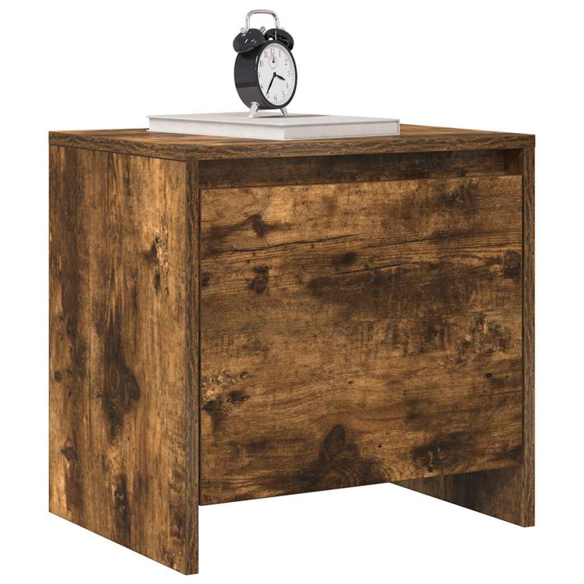 vidaXL Κομοδίνα 2 τεμ Καπνιστή Δρυς 45 x 34 x 44,5 εκ. από Μοριοσανίδα