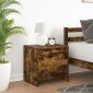 vidaXL Κομοδίνα 2 τεμ Καπνιστή Δρυς 45 x 34 x 44,5 εκ. από Μοριοσανίδα