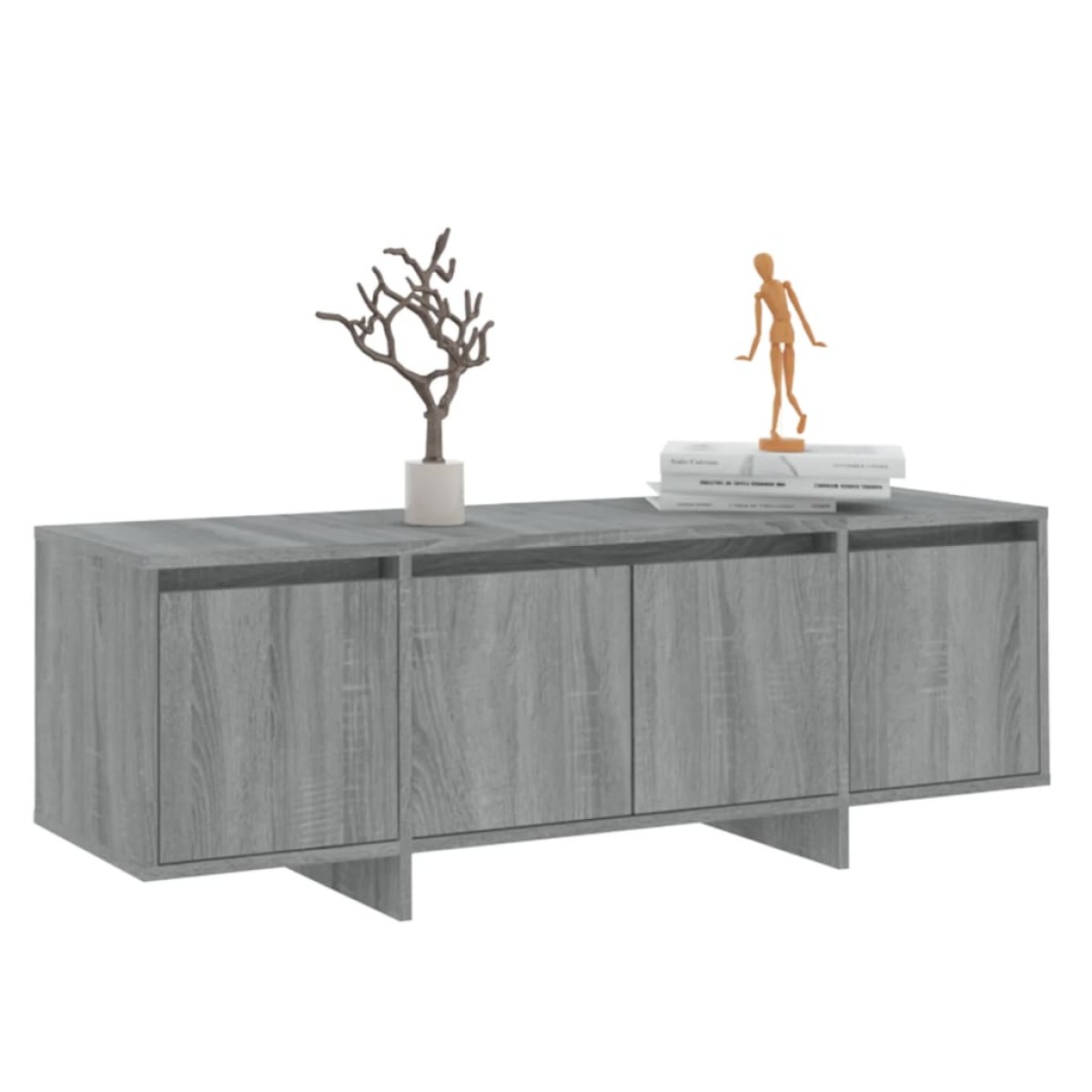 vidaXL Έπιπλο Τηλεόρασης Γκρι Sonoma 120x30x40,5 εκ. από Μοριοσανίδα