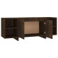 vidaXL Έπιπλο Τηλεόρασης Καπνιστή Δρυς 130x35x50 εκ. από Μοριοσανίδα