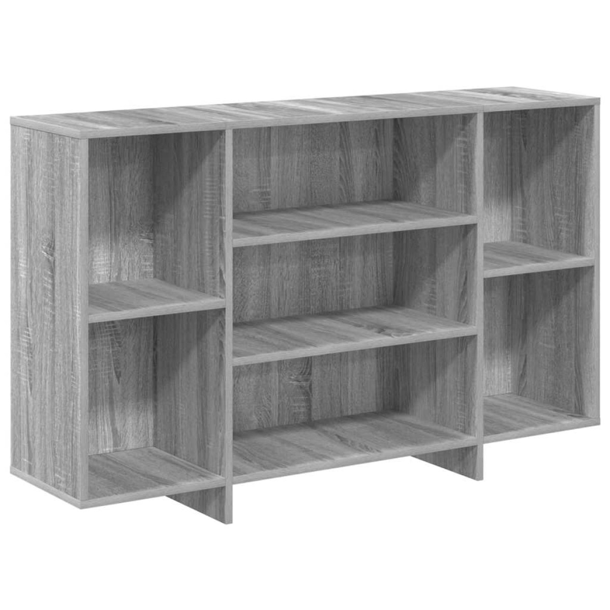 vidaXL Ραφιέρα Γκρι Sonoma 120 x 30 x 75 εκ. από Μοριοσανίδα