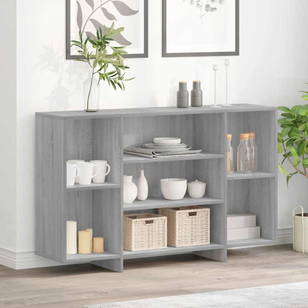 vidaXL Ντουλάπι Γκρι Sonoma 120x30x75 εκ. από Επεξεργ. Ξύλο