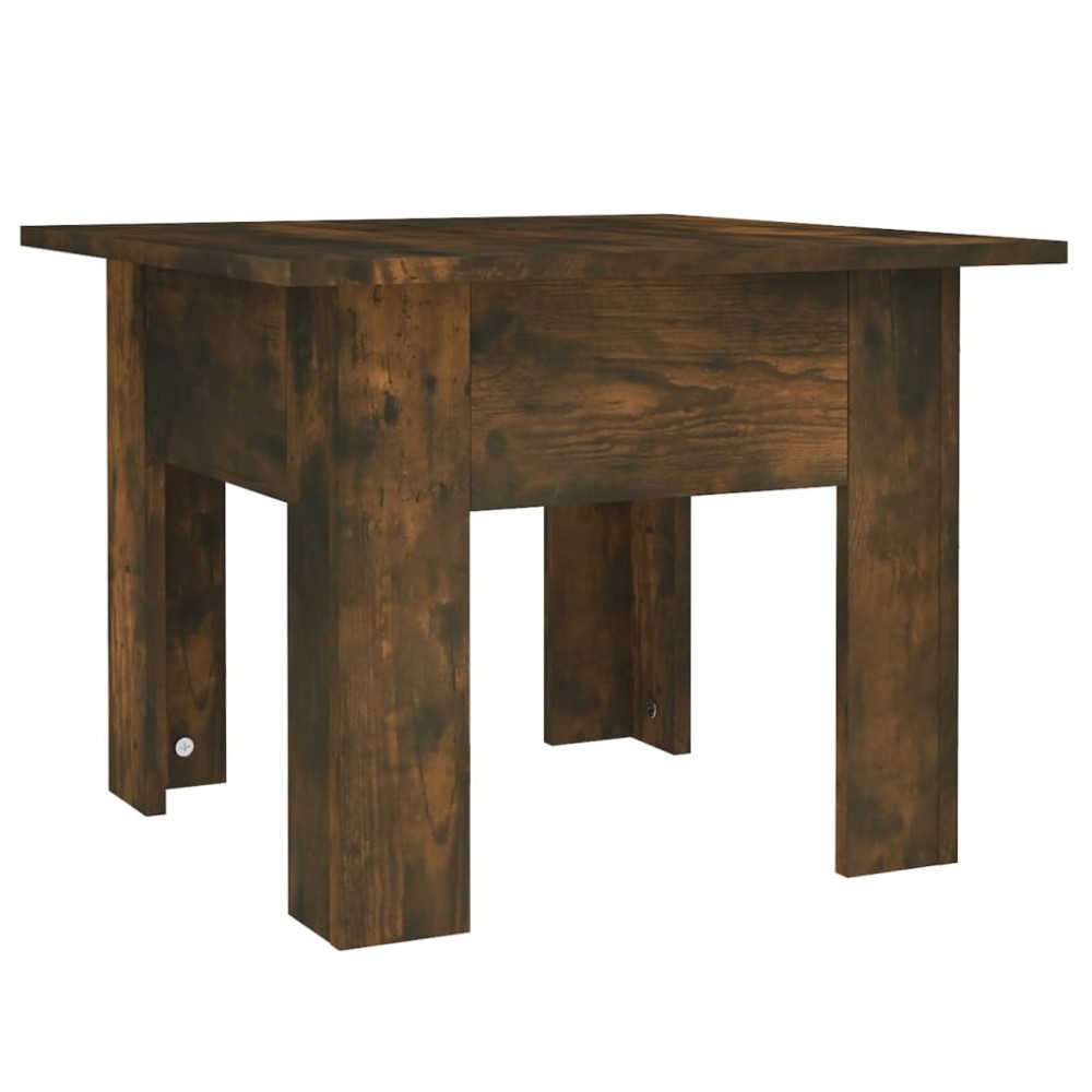 vidaXL Τραπεζάκι Σαλονιού Καπνιστή Δρυς 55 x 55 x 42 εκ. Μοριοσανίδα