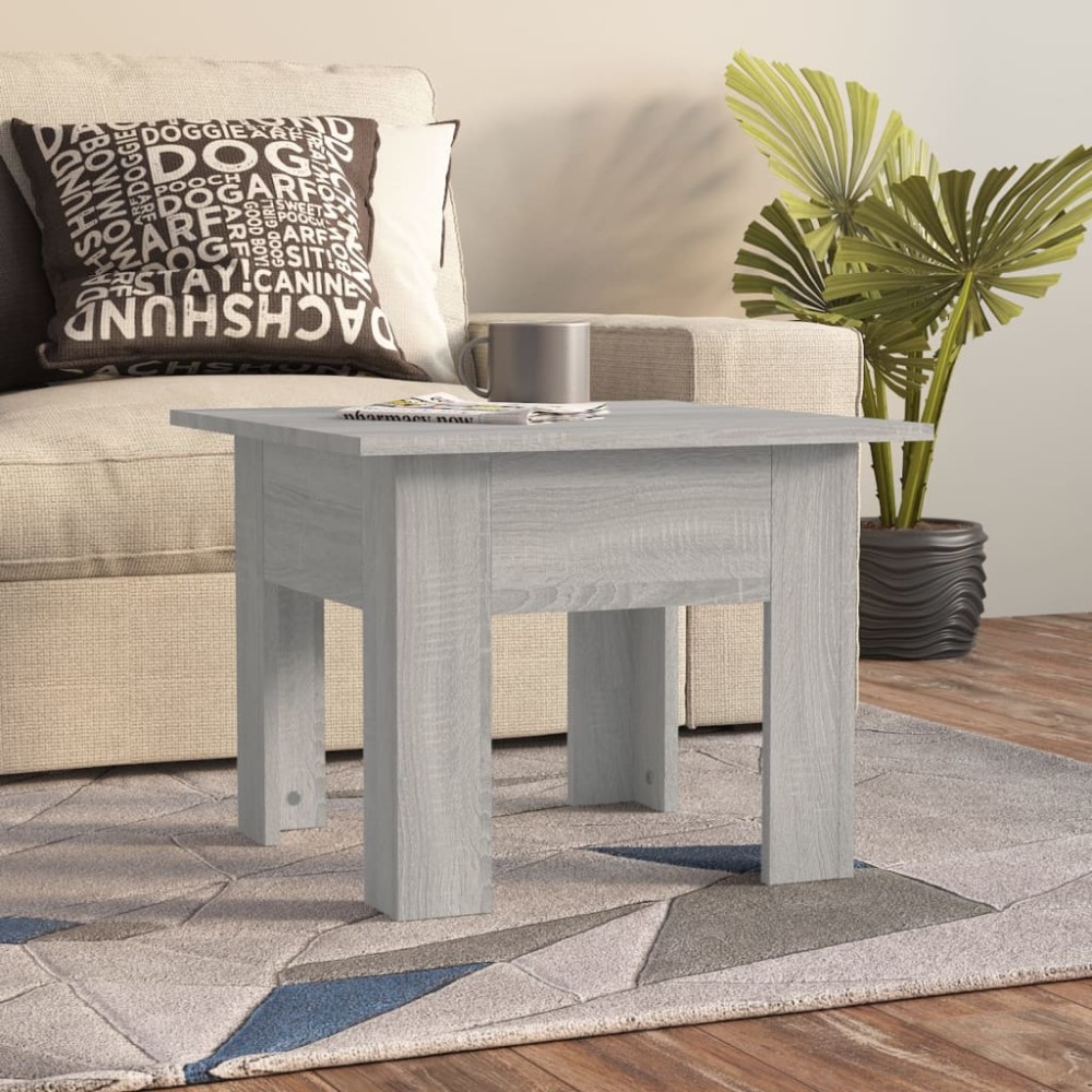 vidaXL Τραπεζάκι Σαλονιού Γκρι Sonoma 55x55x42 εκ. Επεξεργασμένο Ξύλο