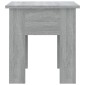vidaXL Τραπεζάκι Σαλονιού Γκρι Sonoma 40 x 40 x 42 εκ. Μοριοσανίδα