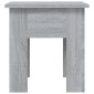 vidaXL Τραπεζάκι Σαλονιού Γκρι Sonoma 40 x 40 x 42 εκ. Μοριοσανίδα