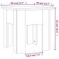 vidaXL Τραπεζάκι Σαλονιού Γκρι Sonoma 40 x 40 x 42 εκ. Μοριοσανίδα