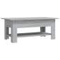 vidaXL Τραπεζάκι Σαλονιού Γκρι Sonoma 102 x 55 x 42 εκ από Μοριοσανίδα