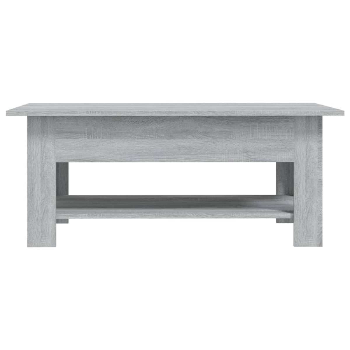 vidaXL Τραπεζάκι Σαλονιού Γκρι Sonoma 102 x 55 x 42 εκ από Μοριοσανίδα