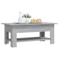 vidaXL Τραπεζάκι Σαλονιού Γκρι Sonoma 102 x 55 x 42 εκ από Μοριοσανίδα