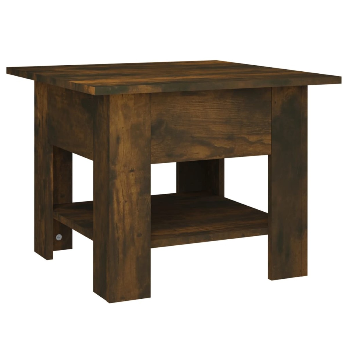 vidaXL Τραπεζάκι Σαλονιού Καπνιστή Δρυς 55 x 55 x 42 εκ. Μοριοσανίδα