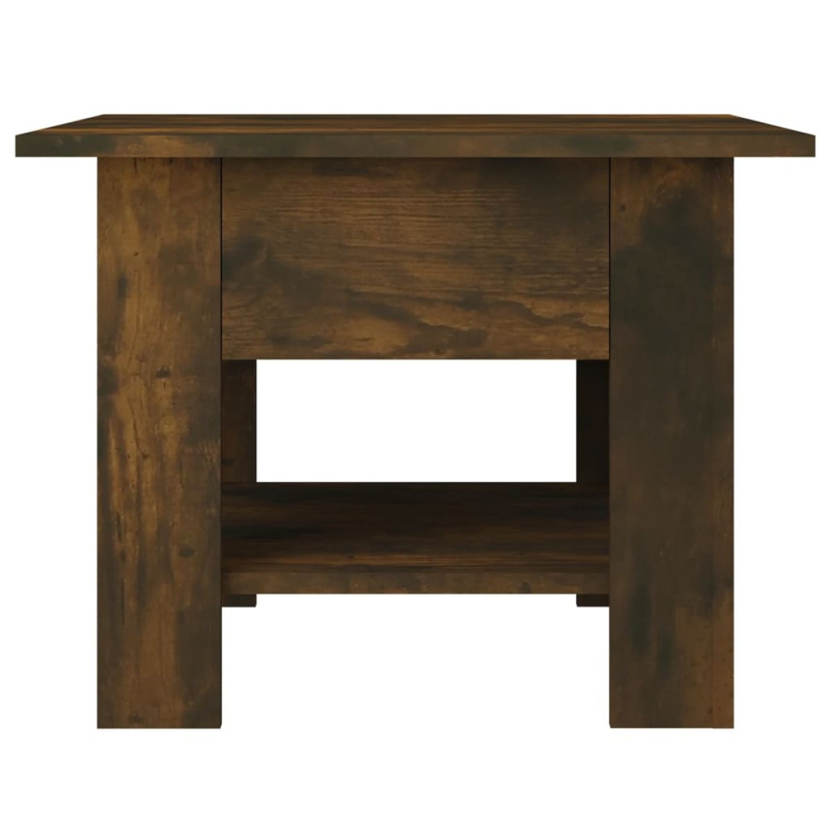 vidaXL Τραπεζάκι Σαλονιού Καπνιστή Δρυς 55 x 55 x 42 εκ. Μοριοσανίδα