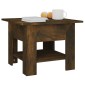 vidaXL Τραπεζάκι Σαλονιού Καπνιστή Δρυς 55 x 55 x 42 εκ. Μοριοσανίδα