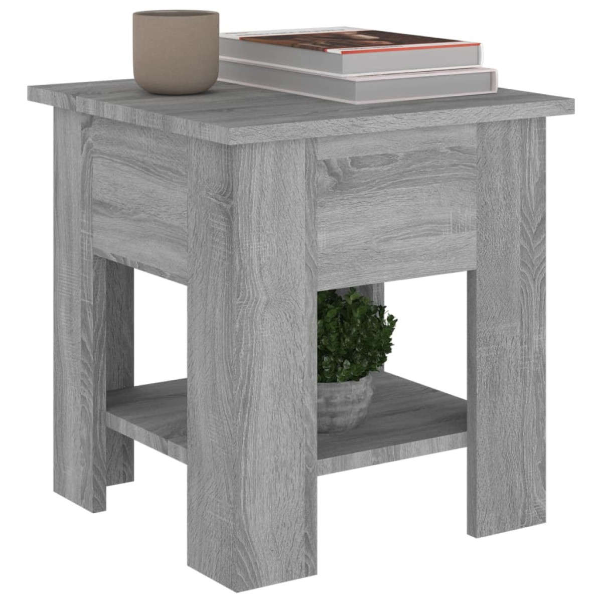 vidaXL Τραπεζάκι Σαλονιού Γκρι Sonoma 40 x 40 x 42 εκ. από Συνθ. Ξύλο
