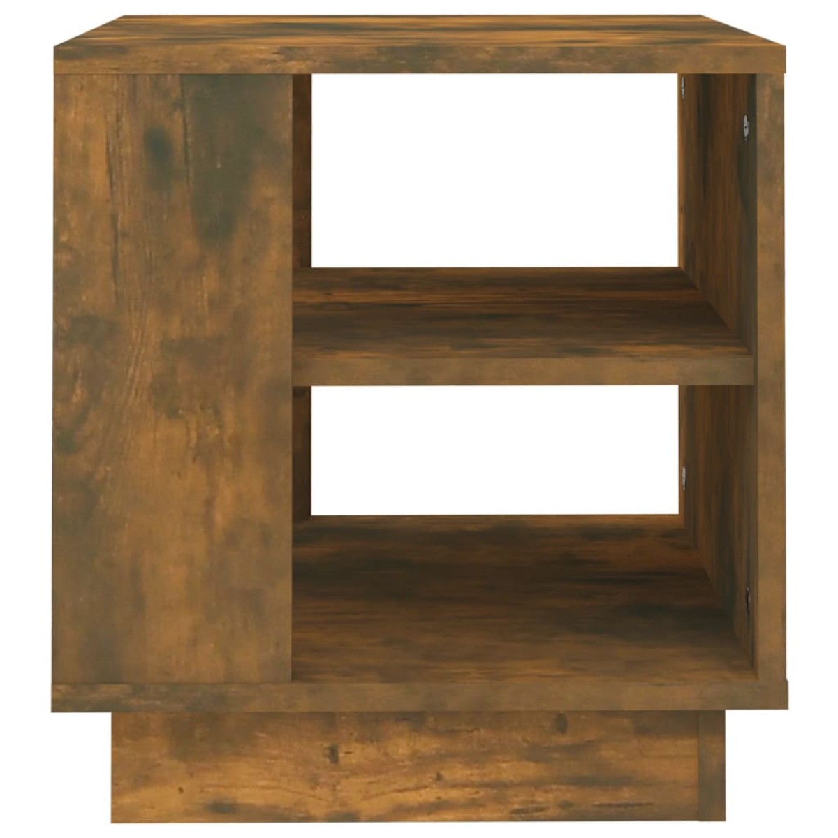 vidaXL Τραπεζάκι Σαλονιού Καπνιστή Δρυς 40x40x43 εκ Επεξεργασμένο Ξύλο