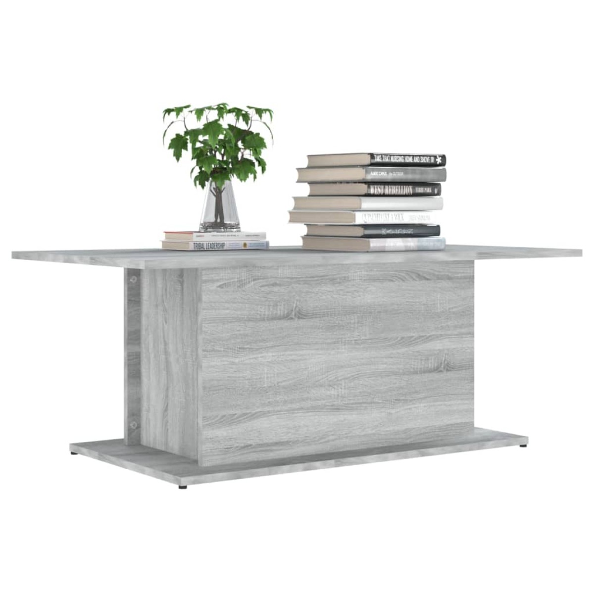 vidaXL Τραπεζάκι Σαλονιού Γκρι Sonoma 102 x 55,5 x 40 εκ. Μοριοσανίδα