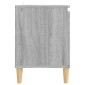 vidaXL Έπιπλο Τηλεόρασης Γκρι Sonoma 103,5x35x50 εκ Μασίφ Ξύλινα Πόδια