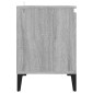 vidaXL Έπιπλο Τηλεόρασης Γκρι Sonoma 103,5x35x50 εκ. Μεταλλικά Πόδια