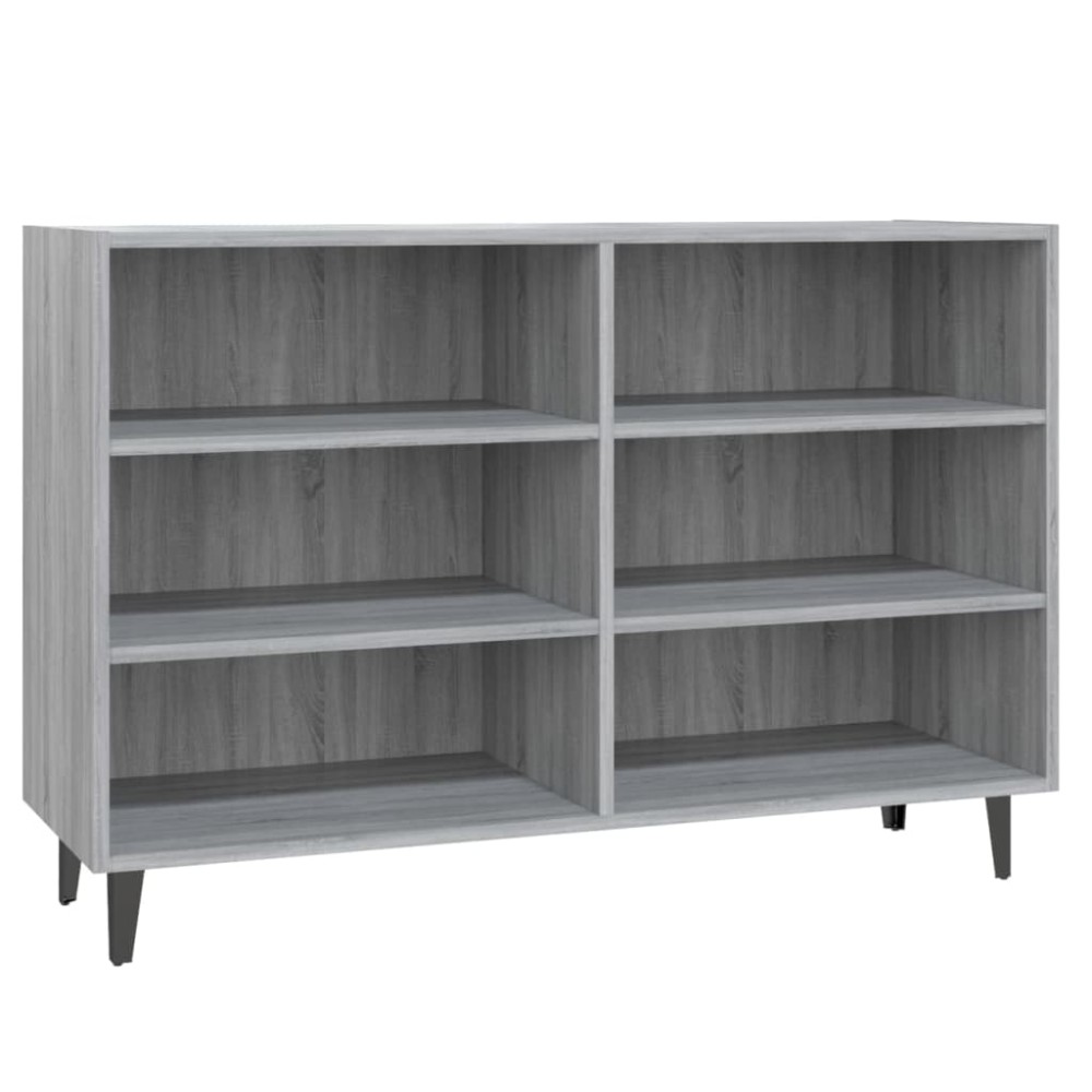 vidaXL Ραφιέρα Γκρι Sonoma 103,5 x 35 x 70 εκ. από Επεξεργασμένο Ξύλο