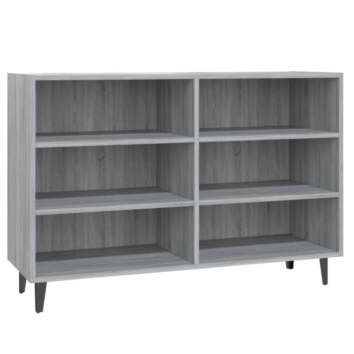 vidaXL Ραφιέρα Γκρι Sonoma 103,5 x 35 x 70 εκ. από Μοριοσανίδα