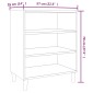 vidaXL Ντουλάπι Καπνιστή Δρυς 57 x 35 x 70 εκ. από Μοριοσανίδα