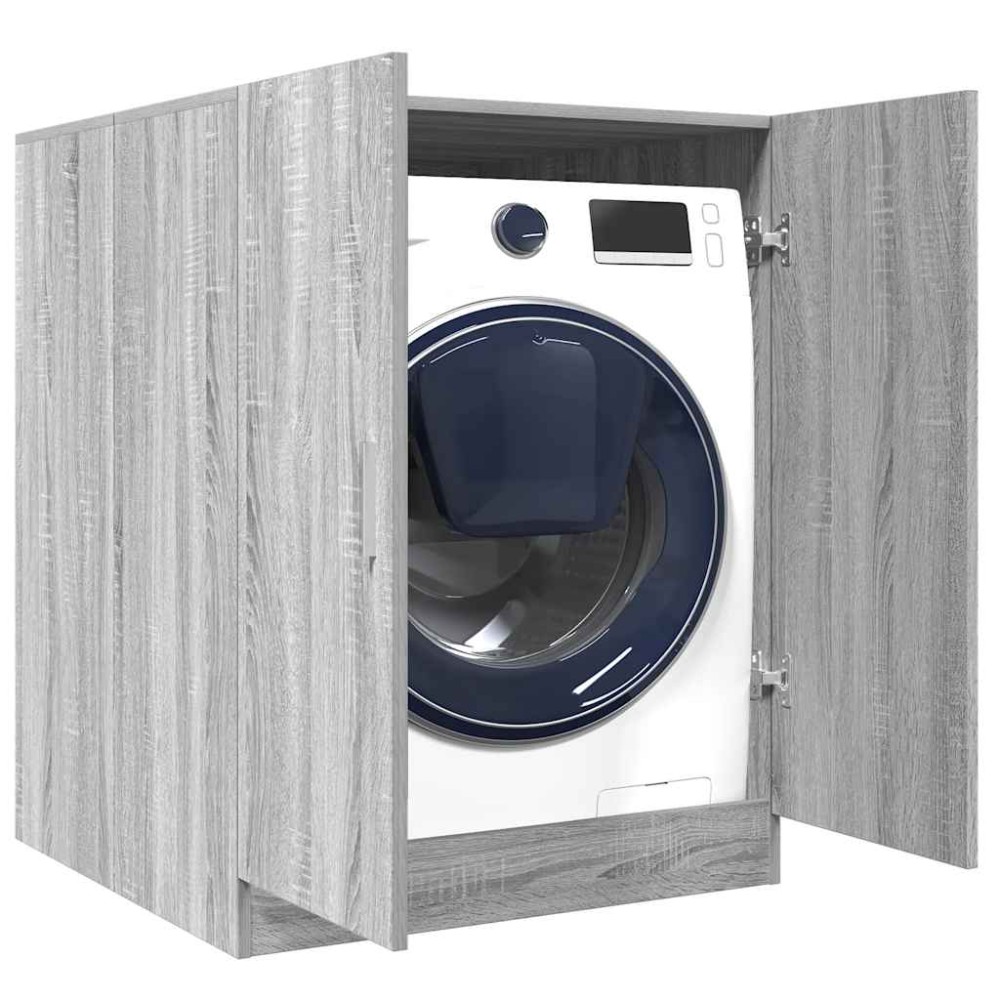 vidaXL Ντουλάπι Πλυντηρίου Γκρι Sonoma 71 x 71,5 x 91,5 εκ.