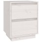 vidaXL Κομοδίνο 40 x 35 x 50 εκ. από Μασίφ Ξύλο Πεύκου