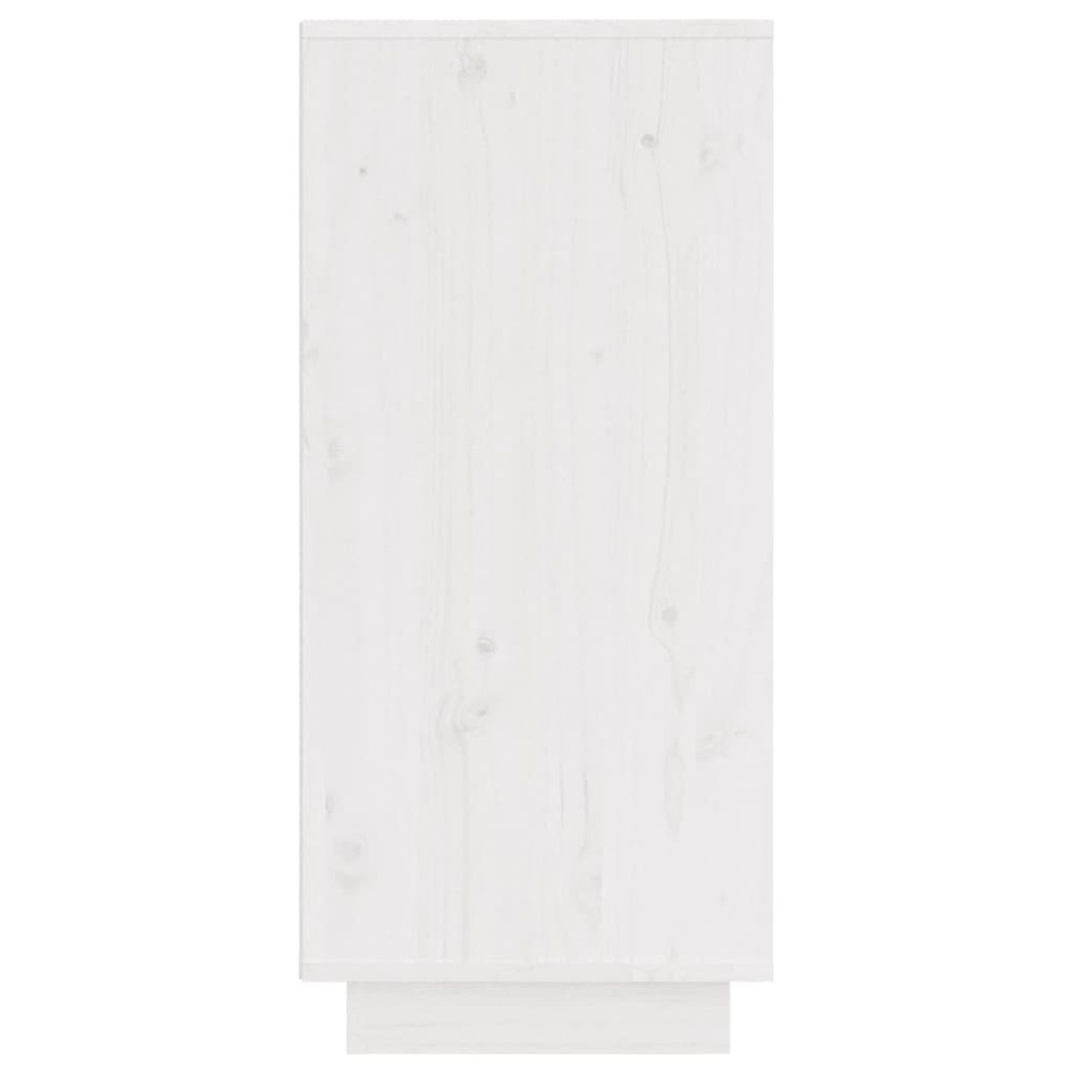 vidaXL Ντουλάπια 2 τεμ. Λευκά 31,5 x 34 x 75 εκ. από Μασίφ Ξύλο Πεύκου