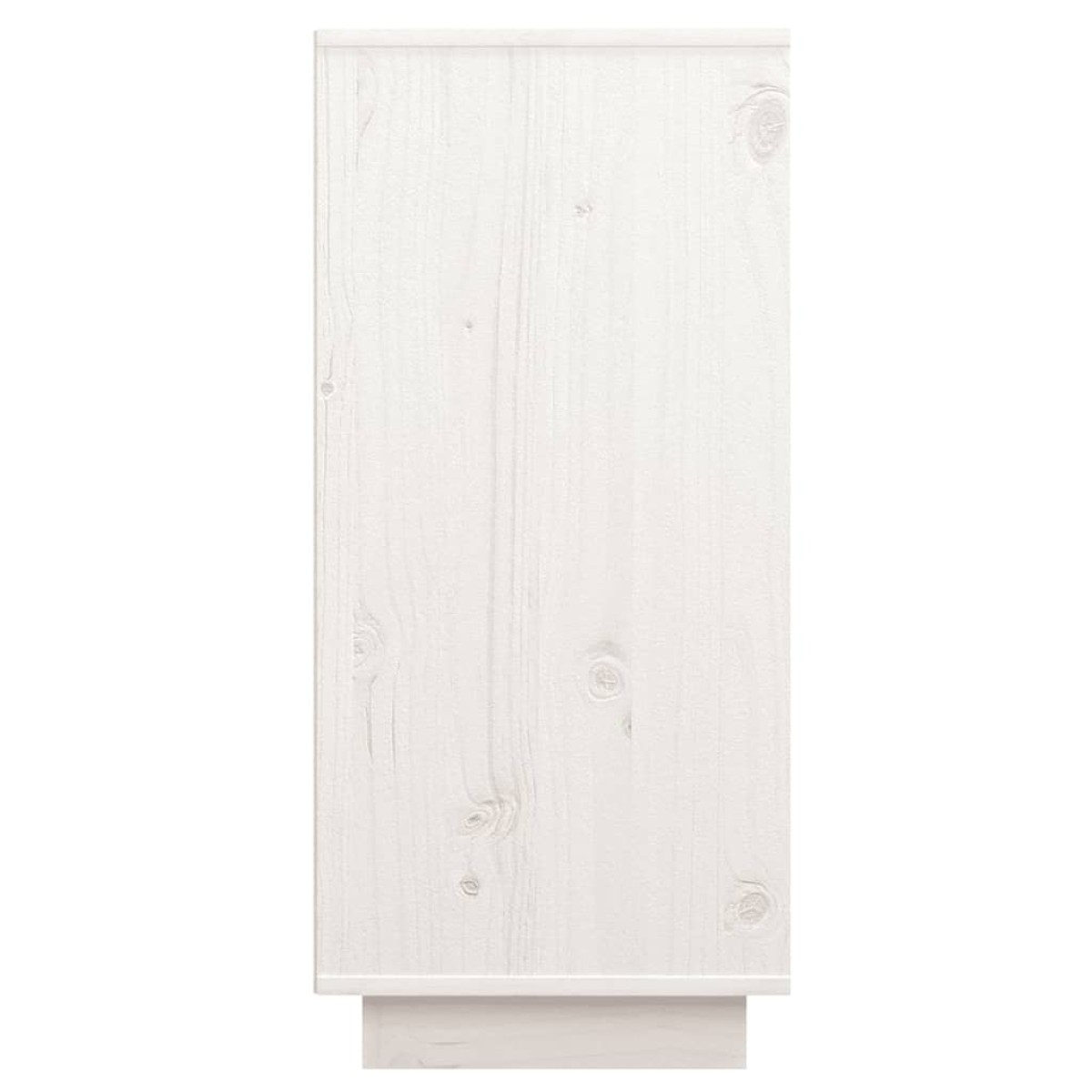 vidaXL Ντουλάπι Λευκό 60 x 34 x 75 εκ. από Μασίφ Ξύλο Πεύκου