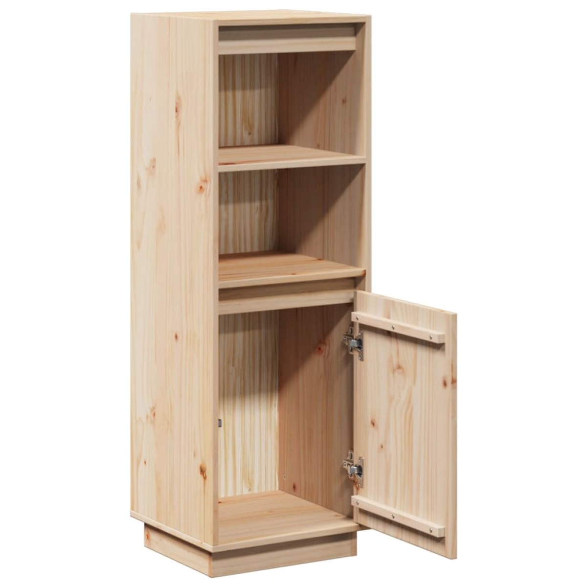 vidaXL Ντουλάπι Ψηλό 37 x 34 x 110 εκ. από Μασίφ Ξύλο Πεύκου