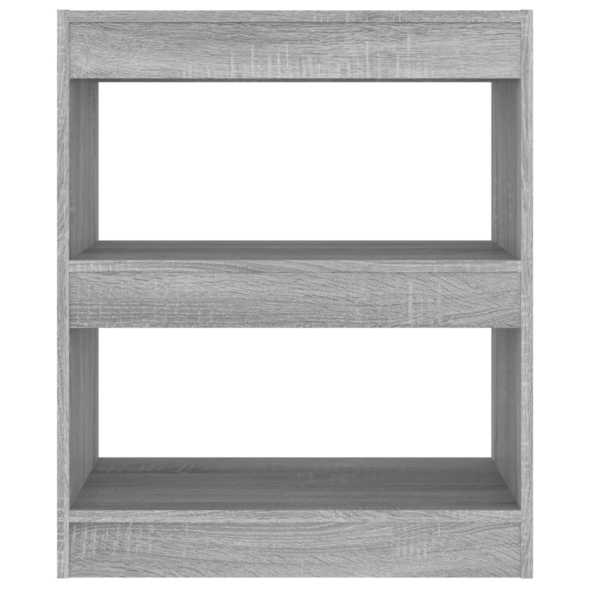 vidaXL Βιβλιοθήκη/Διαχωριστικό Χώρου Γκρι Sonoma 60x30x72 εκ.