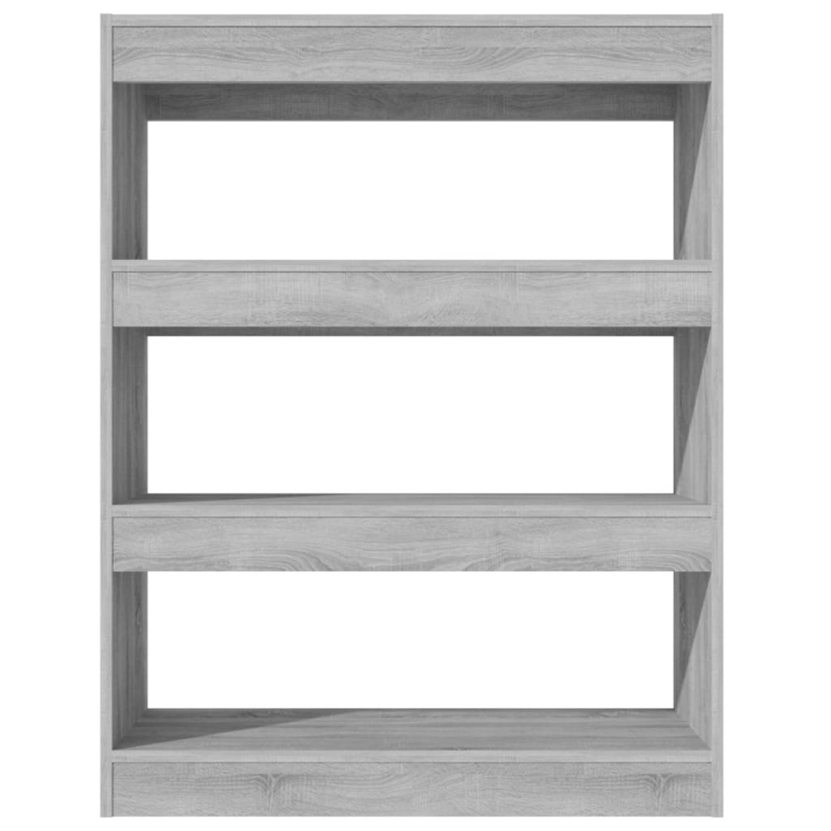 vidaXL Βιβλιοθήκη/Διαχωρ. Χώρου Γκρι Sonoma 80x30x103 εκ Επεξεργ. Ξύλο