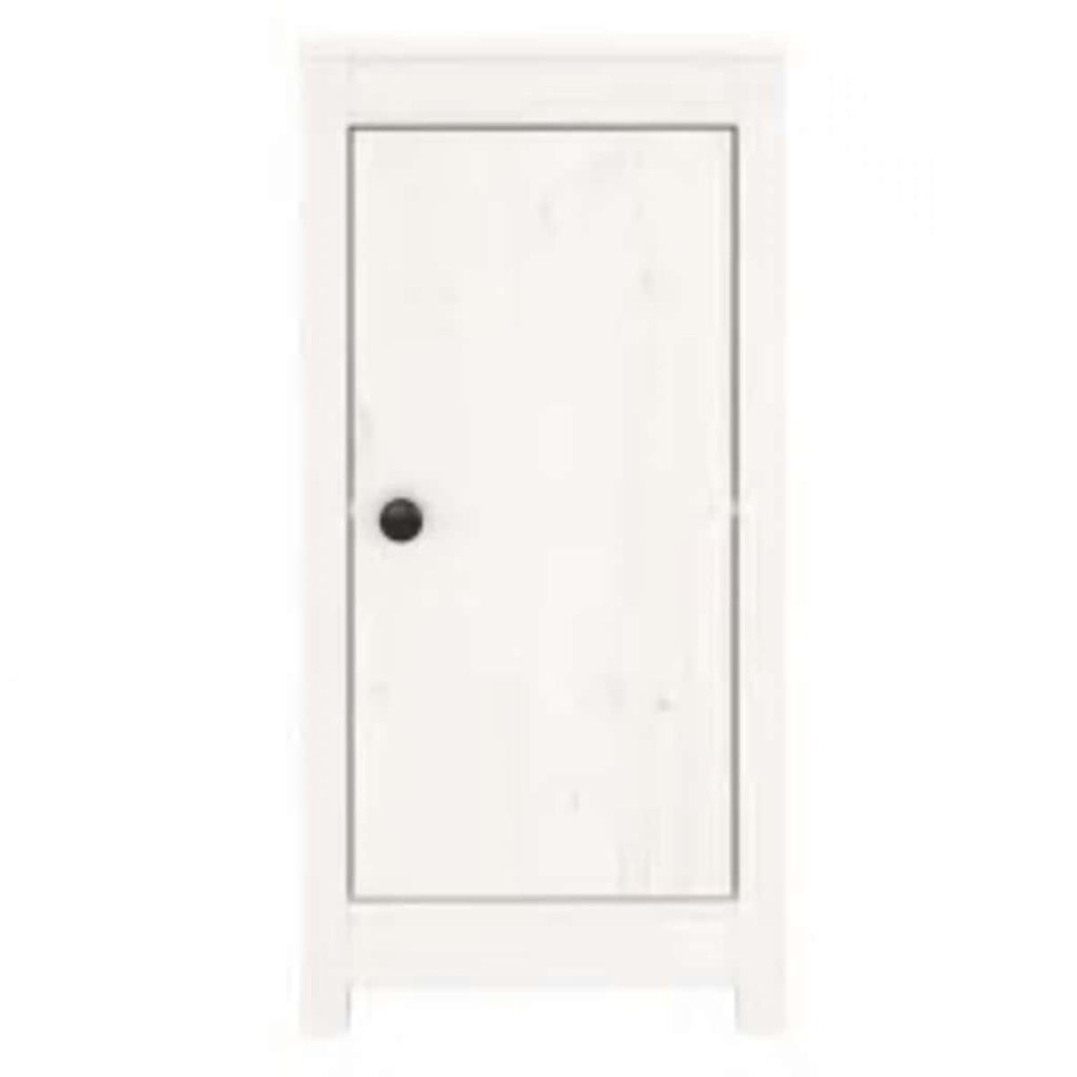 vidaXL Ντουλάπι Λευκό 40x35x80 εκ. από Μασίφ Ξύλο Πεύκου