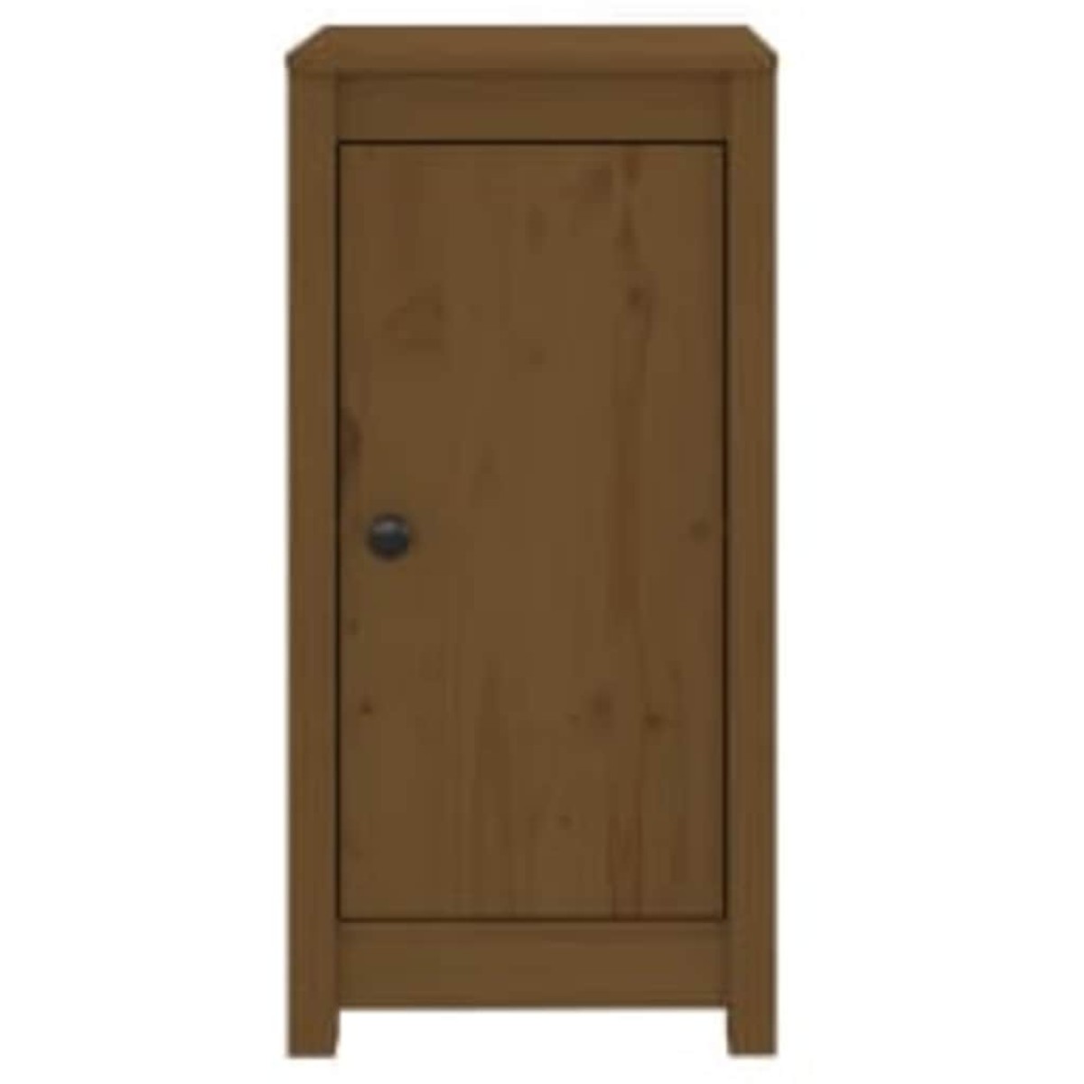 vidaXL Συρταριέρες 2 τεμ. Καφέ Μελί 40x35x80 εκ. από Μασίφ Ξύλο Πεύκου