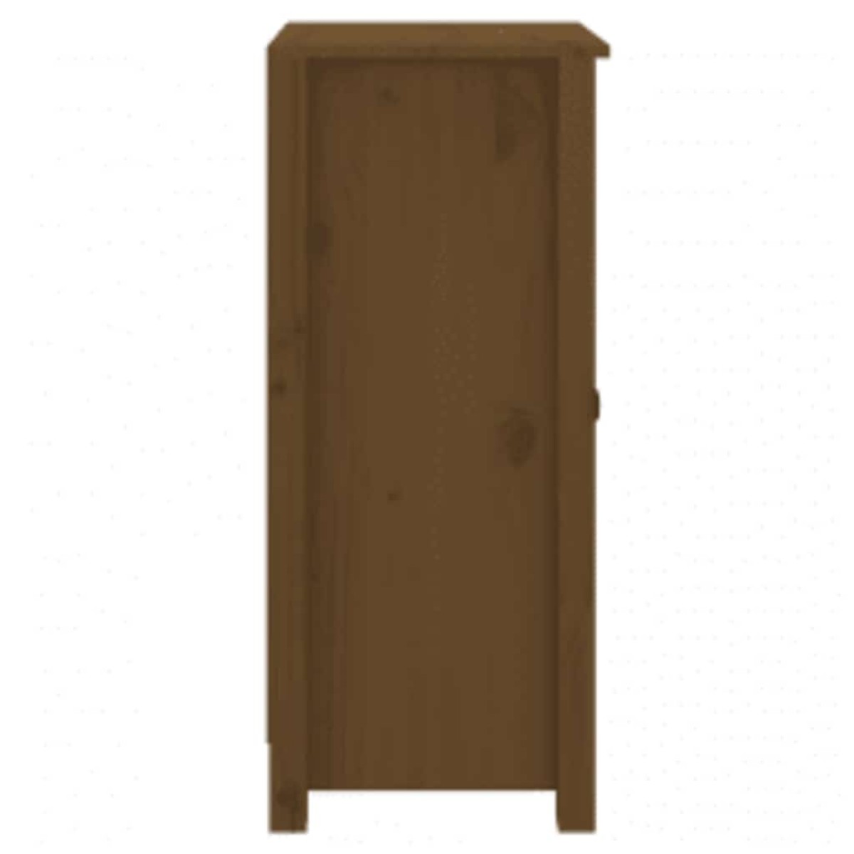 vidaXL Συρταριέρες 2 τεμ. Καφέ Μελί 40x35x80 εκ. από Μασίφ Ξύλο Πεύκου