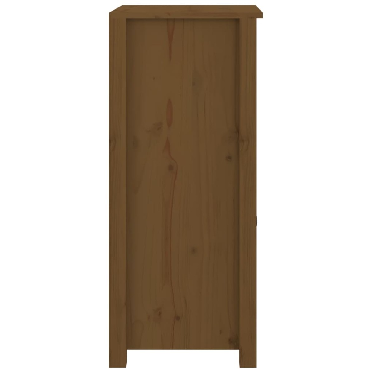 vidaXL Συρταριέρες 2 τεμ. Καφέ Μελί 40x35x80 εκ. από Μασίφ Ξύλο Πεύκου