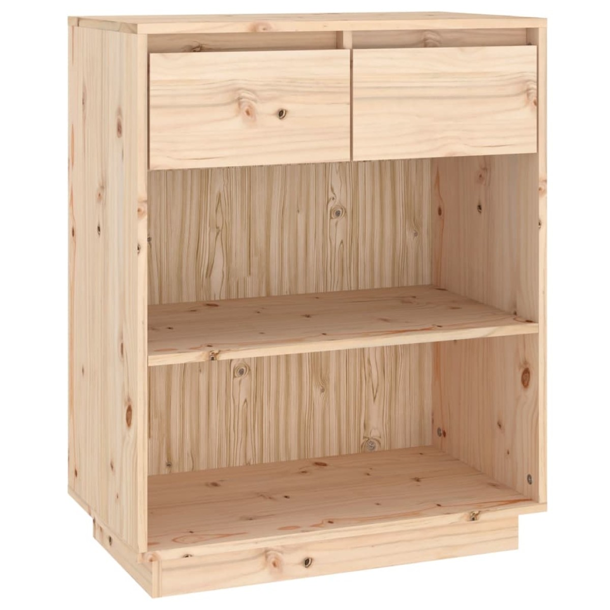 vidaXL Ντουλάπι Κονσόλα 60 x 34 x 75 εκ. από Μασίφ Ξύλο Πεύκου