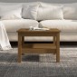 vidaXL Τραπεζάκι Σαλονιού Καφέ Μελί 55x55x40 εκ. Μασίφ Ξύλο Πεύκου