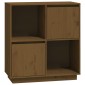 vidaXL Ντουλάπι Καφέ Μελί 74 x 35 x 80 εκ. από Μασίφ Ξύλο Πεύκου