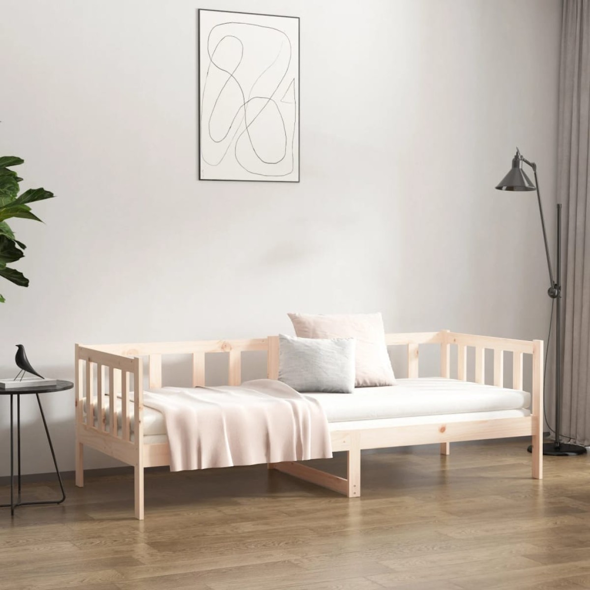 vidaXL Καναπές Κρεβάτι 80 x 200 εκ. από Μασίφ Ξύλο Πεύκου