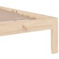 vidaXL Πλαίσιο Κρεβατιού 90 x 190 εκ. από Μασίφ Ξύλο Single