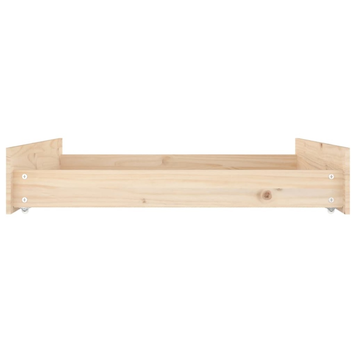 vidaXL Συρτάρια Κρεβατιού 2 τεμ. από Μασίφ Ξύλο Πεύκου