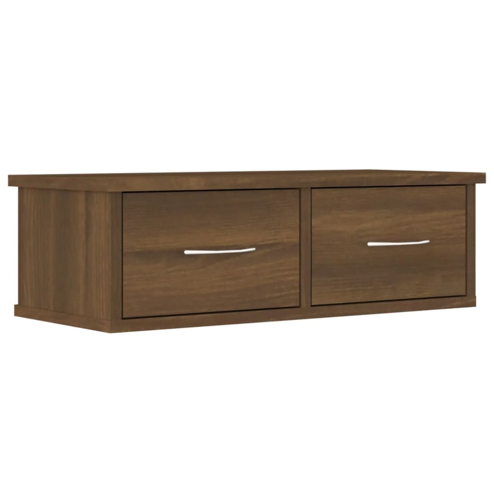 vidaXL Ντουλάπι Τοίχου Καφέ Δρυς 60x26x18,5 εκ. Επεξεργασμένο Ξύλο