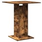 vidaXL Τραπέζι Bistro Καπνιστή Δρυς 60x60x75 εκ από Επεξεργασμένο Ξύλο